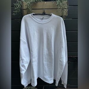 Los Angeles Apparel White Long Sleeve Tee